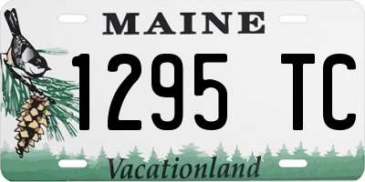 ME license plate 1295TC