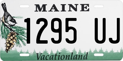 ME license plate 1295UJ
