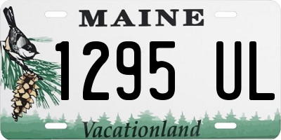 ME license plate 1295UL