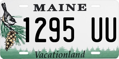 ME license plate 1295UU
