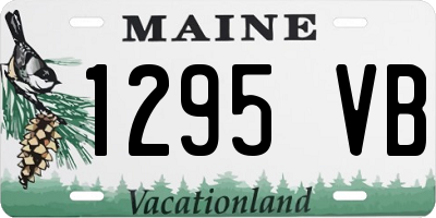 ME license plate 1295VB