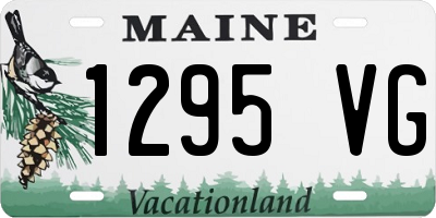 ME license plate 1295VG