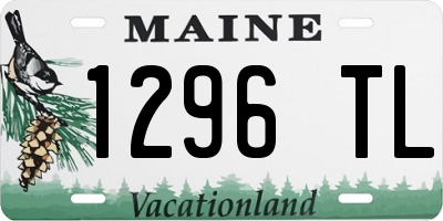 ME license plate 1296TL