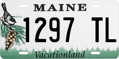 ME license plate 1297TL