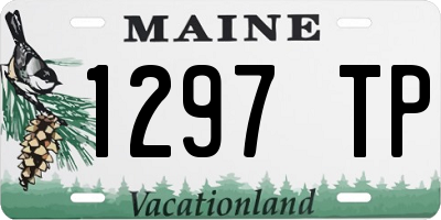 ME license plate 1297TP