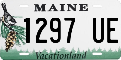 ME license plate 1297UE