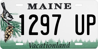 ME license plate 1297UP