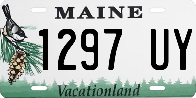ME license plate 1297UY
