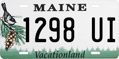 ME license plate 1298UI