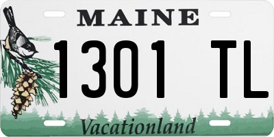 ME license plate 1301TL