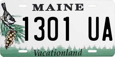 ME license plate 1301UA