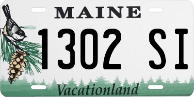ME license plate 1302SI