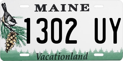 ME license plate 1302UY
