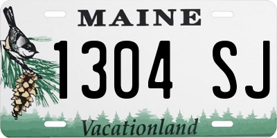 ME license plate 1304SJ