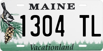 ME license plate 1304TL