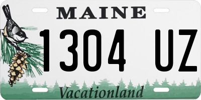 ME license plate 1304UZ