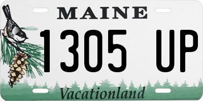 ME license plate 1305UP