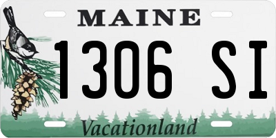 ME license plate 1306SI