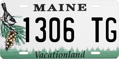 ME license plate 1306TG
