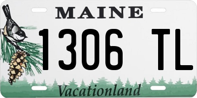 ME license plate 1306TL