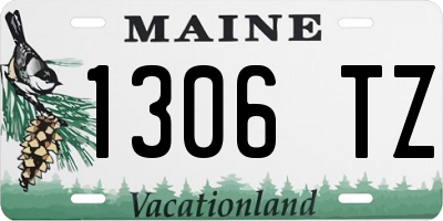 ME license plate 1306TZ