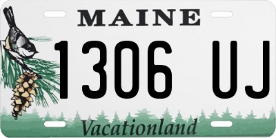 ME license plate 1306UJ