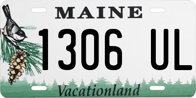 ME license plate 1306UL