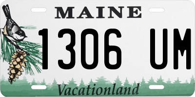 ME license plate 1306UM