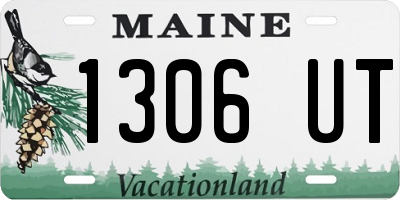 ME license plate 1306UT