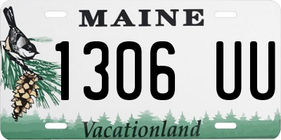 ME license plate 1306UU