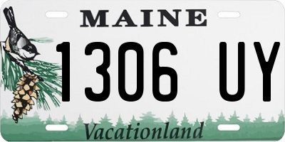 ME license plate 1306UY
