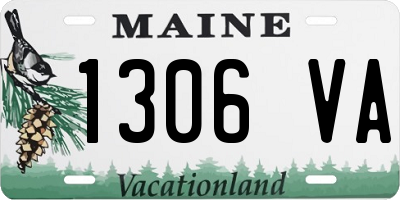 ME license plate 1306VA