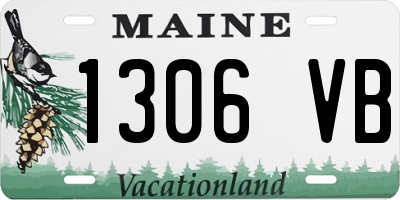 ME license plate 1306VB