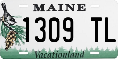 ME license plate 1309TL