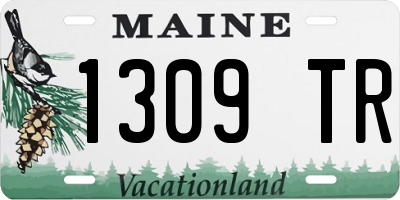 ME license plate 1309TR