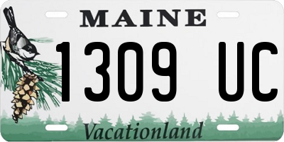 ME license plate 1309UC