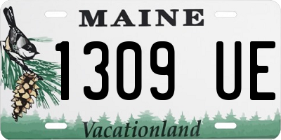 ME license plate 1309UE