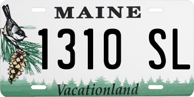 ME license plate 1310SL