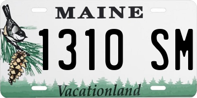 ME license plate 1310SM