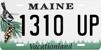 ME license plate 1310UP