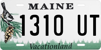 ME license plate 1310UT