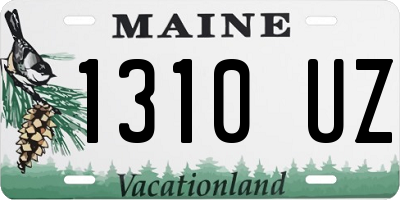 ME license plate 1310UZ