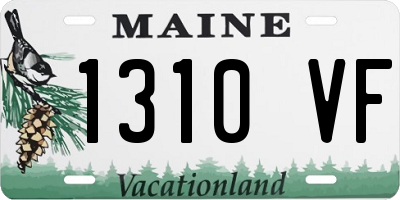 ME license plate 1310VF
