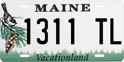 ME license plate 1311TL