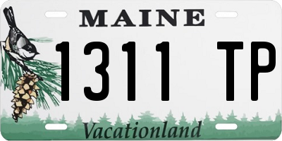 ME license plate 1311TP