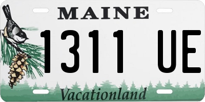 ME license plate 1311UE