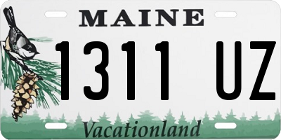 ME license plate 1311UZ