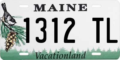 ME license plate 1312TL