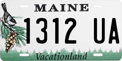 ME license plate 1312UA