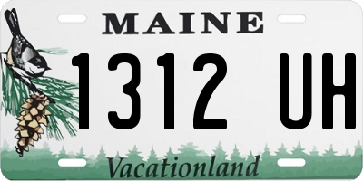 ME license plate 1312UH
